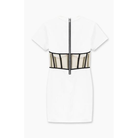 RTA Angela Mini Dress in White - Picture 4 of 10